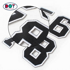 Accessoires de sport en tissu personnalisé, badges, nombres brodés, maillots de Football - Product Image 6