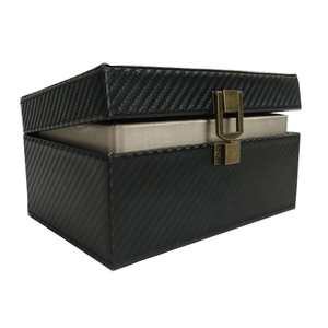 صندوق جلد صناعي لمنع دخول السيارة من دون مفتاح, جلد صناعي ، RFID ، مفتاح السيارة ، صندوق حجب إشارة فوب بدون مفتاح - Product Image 5