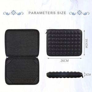 กระเป๋าเก็บแท็บเล็ตอเนกประสงค์ EVA สีดำ ทนทาน ดีไซน์ทันสมัย กันน้ำ กันกระแทก สำหรับ Pad Pro/Air น้ำหนักเบา เหมาะสำหรับการทำงาน - Product Image 3