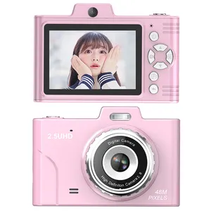 H8 Nieuwe Dubbele Lens Digitale Kindercamera 2.5K Kinderen Camera 2.8Inch Hd Scherm Zaklamp En 3Games Als Verjaardagsvakantie Cadeau Prijs