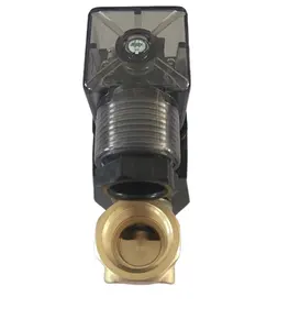 PU-03 Wiring type 0~20bar 2/2 way direct acting NC brass G3/8" bsp water, oil, air solenoid valve FKM Seal orifice 3mm