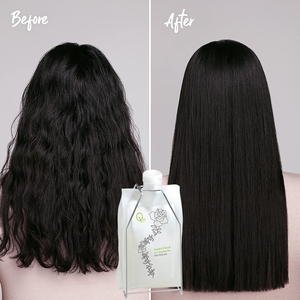 Après-shampoing protéiné fortifiant Q8 Nutri-Fresh pour femmes et hommes, soin capillaire pour cheveux fins, fragiles et abîmés, booste la brillance et le volume - Product Image 1