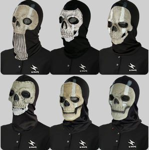 Masque de tête <span class=keywords><strong>Call</strong></span> <span class=keywords><strong>of</strong></span> <span class=keywords><strong>Duty</strong></span> Skull Mask Series pour Halloween, fête costumée, accessoire de farce effrayant - Product Image 1