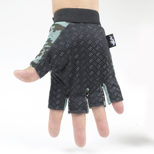 ถุงมือยุทธวิธีครึ่งนิ้วลายพรางสำหรับกลางแจ้งถุงมือตกปลาสำหรับขับขี่ขับขี่กีฬา - Product Image 3