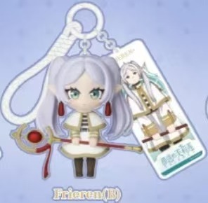 Porte-clés <span class=keywords><strong>Anime</strong></span> en PVC Version Q Frieren Authentique, Boîte Mystère, Ornement, Breloque Suspendue, Pendentif - Product Image 3