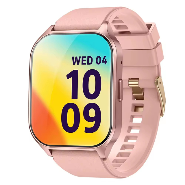 Daily Use Vibrant AMOLED Display with IP67 Waterproof Answer Calls & Fitness Tracker Features Square Smart Watch