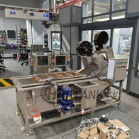 Automatische fruit- en groentebellenrolreinigingsmachine Verpakking Voedseloppervlaktereinigingsmachine 304 roestvrij staal