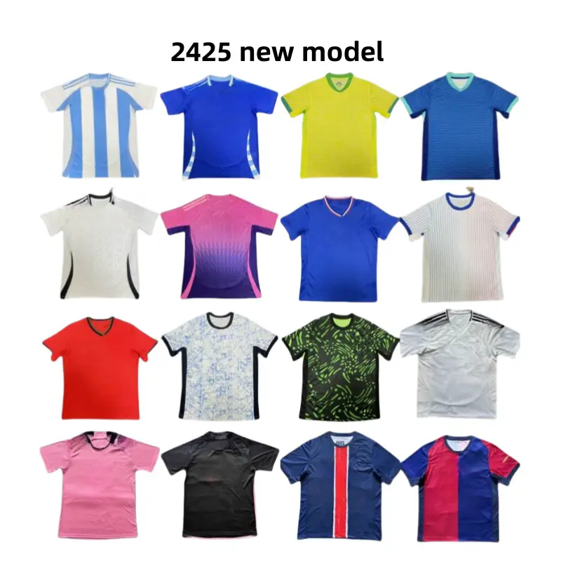 نموذج جديد 24/25 بالجملة أعلى جودة قميص كرة القدم التايلاندية نادي كرة القدم المكسيكي تي شيرت كرة القدم ارتداء جيرسيه