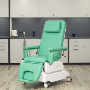 Klinischer Diagnostik-Stuhl für Blutentnahme und Dialyse aus Edelstahl, Krankenhaus-Transfusionsstuhl - Product Image 1