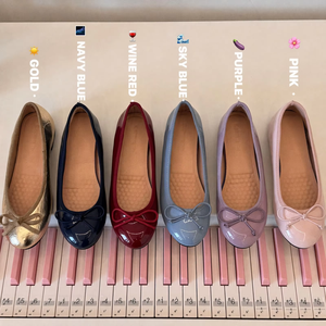 <span class=keywords><strong>Ballerine</strong></span> Eleganti da <span class=keywords><strong>Donna</strong></span> 2026 con Punta Tonda e Fiocco, Scarpe Casual da Ufficio in Vernice Lucida, Disponibili OEM ODM - Product Image 2