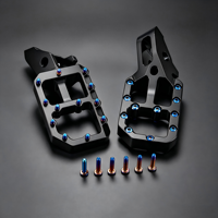 Repose-pieds larges renforcés en aluminium pour Surron Ultra Bee, moto électrique tout-terrain, pièces de course de motocross