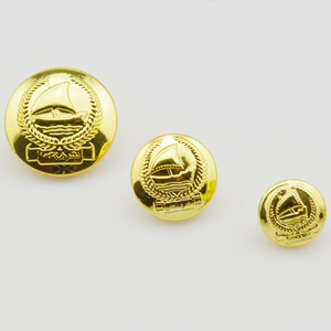 Nhà máy chuyên nghiệp tùy chỉnh vàng dập nổi nút đảm bảo chất lượng với kỹ thuật mạ cho hàng may mặc đặc biệt - Product Image 3