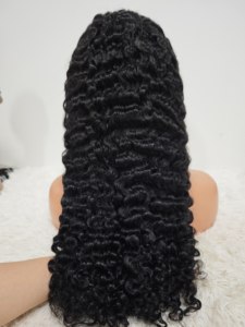Letsfly 163$ Promotion Burmese Deep Curly 5x5 Lace Closure <b>Wigs</b> 100% Human Hair 24inch Virgin Hair <b>Wigs</b> Color Wholesale 10A 300% - Product Image 5
