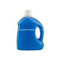 Vente en gros de seaux en plastique HDPE de 1L à 5L pour lessive et adoucissants, avec couvercles, pour les soins personnels et les produits chimiques quotidiens