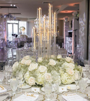 Base Florale de Décoration de Table de Mariage, Cercle Violet, Anneau Floral, Centre de Table Boule de Fleurs pour Décoration de Mariage