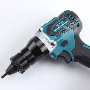 High <b>Power</b> M3-M12 Brushless Full Automatic Cordless Lithium Pull Screw Nut Gun Portable Pulling Blind Nut Riveter <b>Tools</b> - Product Image 3