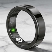 Bague connectée Fitness Tracker V5.4 BT étanche IP68, contrôle gestuel, fréquence cardiaque, SpO2, caméra à distance, 18 mAh, dispositif de suivi de santé