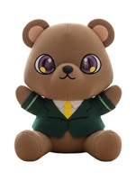 Ours en peluche personnalisé haut de gamme, jouet en peluche doux, fabrication OEM ODM directe d'usine, mascotte sur mesure pour uniforme scolaire, vente en gros