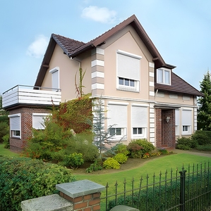 Cửa sổ màn trập lăn nhôm thép với động cơ màn trập lăn điện - Product Image 1