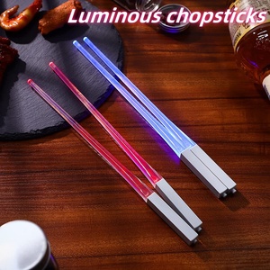LED Luminous <b>Chopsticks</b> Light up Dinning Party Tableware Multicolor Kitchen Accessories Led Stick Kitchenware Idea Product - Product Image 3