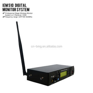 IEM-510 चरण निगरानी प्रणाली में आईईएम 510 डिजिटल वायरलेस कान व्यावसायिक मंच वायरलेस मॉनिटर प्रणाली डब्ल्यू/2 रिसीवर 150M - Product Image 4