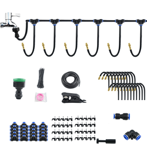 Kit de pulvérisateur de brumisation réglable à 360 ° Système de refroidissement par brumisation avec minuterie pour jardins, serres d'irrigation - Product Image 6