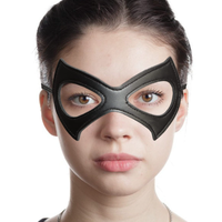 Masque de fête de mascarade en cuir pour femme Accessoire de costume d'halloween Cosplay