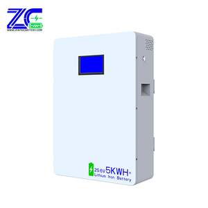 แบตเตอรี่ลิเธียมแบบติดผนัง Solar System Home Energy 25.6V 5KWH สำหรับระบบไฮบริดกริด จัดเก็บพลังงานภายในบ้าน รุ่น ZCB-G-5kWh All in One - Product Image 4