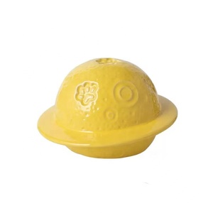 Guci Kremasi Hewan Peliharaan Keramik Berpinggiran Emas, Ringan dan Mewah, Wadah Abu Hewan Peliharaan, Wadah Kenangan Kucing dan Anjing - Product Image 4