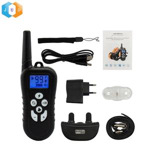 2022 कुत्ते दास प्रशिक्षण कॉलर, 1000M बिजली दूरस्थ कुत्ता प्रशिक्षण कॉलर सदमे, 100 3 स्तरों लंबी दूरी के लिए सदमे कॉलर कुत्ते - Product Image 5