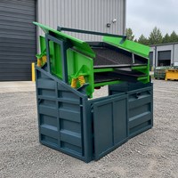 Crible vibrant compact SL-VS70 à double plateau pour la séparation de la terre, du sable, du gravier et des agrégats