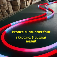 Console de programmation ARTNET DMX512RGBW en silicone noir, couleur magique, lumineuse à 360 degrés, protection IP65, interrupteur DC12V