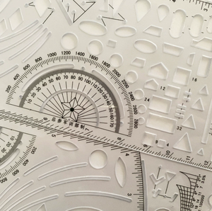 Regla Multifuncional DF 81 de PVC con Escala Especial para Mapas, Herramienta Manual para Actividades al Aire Libre, Excursiones, Campismo y Senderismo - Product Image 3