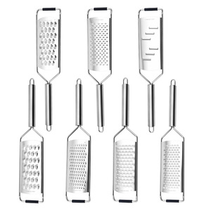 Stainless Steel Cheese Grater 7 Piece <b>Set</b> Multi Function Slicer Shredder For Kitchen Use - Product Image 4
