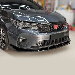 Welta Nuevo Kit de Carrocería Negro de Plástico ABS+PP Atornillable, Protector de Parachoques Delantero y Spoiler para City Sedan 2023 - Product Image 4