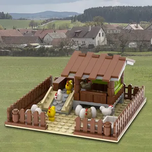 农场MOC MOOXI MOC3004电影玩具系列DIY儿童男孩女孩玩具积木砖