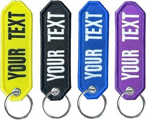 <span class=keywords><strong>Porte</strong></span>-clés personnalisé en tissu sergé avec logo, <span class=keywords><strong>porte</strong></span>-clés promotionnel pour voiture, vente en gros, <span class=keywords><strong>porte</strong></span>-clés vierge uni, <span class=keywords><strong>porte</strong></span>-clés anime personnalisé en métal - Product Image 2