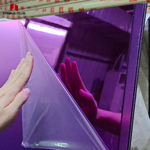 FABULOUS 1220x 2440mm 4x8ft 3mm環境に優しいアクリルミラーシート切断カスタマイズ可能なバイオレットパネル広告/壁用 - Product Image 3