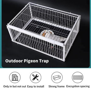 Yüksek Kaliteli ZF Marka Metal Kuş Güvercin Tuzağı Kafesi Kapılı ve Tel Model ZF-195 - Product Image 2