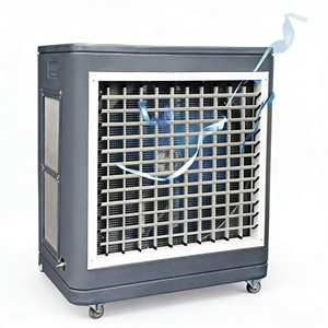Ventilateur de refroidissement d'air industriel à grand débit, ventilateur de refroidissement par évaporation portable pour usage en usine - Product Image 5