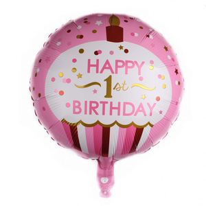 Baby Birthday Decoration Supply 18 Inch Foil <b>Balloon</b> Decor Outdoor Party Event Ornament - Product Image 2