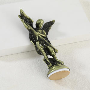 Decoración Vintage para el Hogar y la Oficina, Adorno Artesanal de Metal, Figura de Miguel Ángel, Grabado Intrincado - Product Image 6