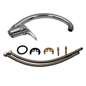 Robinet <span class=keywords><strong>de</strong></span> cuisine moderne à levier unique <span class=keywords><strong>col</strong></span> <span class=keywords><strong>de</strong></span> <span class=keywords><strong>cygne</strong></span>, <span class=keywords><strong>mitigeur</strong></span> d'évier, <span class=keywords><strong>mitigeur</strong></span> <span class=keywords><strong>de</strong></span> lavabo chaud/froid, en alliage <span class=keywords><strong>de</strong></span> zinc, en céramique, CE, 2021 - Product Image 4