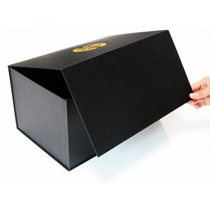 Custom <b>Large</b> Magnetic Gift <b>Box</b> for Consumer Electronics with UV Coating Embossing Matt Lamination Recycled Sponge Lining - Product Image 2