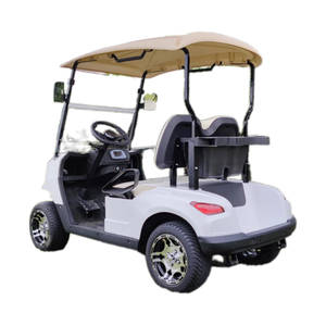 Voiturette de golf électrique blanche 2 places - Product Image 1