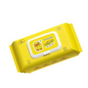 Toallitas húmedas para bebés Yellow Duck de 160 g, suaves para el cuidado de manos y boca, toallitas húmedas desechables para bebés y niños - Product Image 2