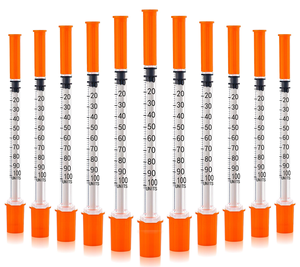 Seringues vétérinaires jetables en promotion : seringues à insuline 0,3 cc, 0,5 cc, 1 cc - Product Image 1