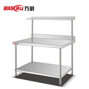 Thương mại cấp 304 thép không gỉ bàn làm việc thực phẩm chuẩn bị Máy Trạm với dưới kệ cho khách sạn & nhà hàng - Product Image 4