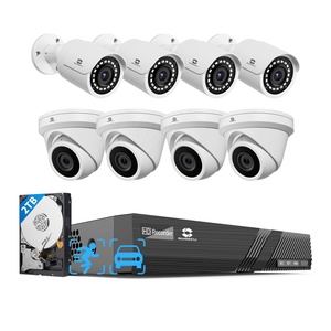 Gwsecu NVR 8 kênh hệ thống 8pcs 5MP Bullet Dome IP camera âm thanh 2TB OEM chi phí thấp giám sát nhà PoE an ninh Hệ thống camera - Product Image 1