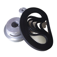 Courroie de poulie S3M de haute qualité pour moteur à courant continu Support OEM personnalisé en alliage